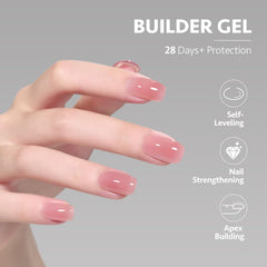 GAOY Builder Gel top coat seal image for a smooth, non-sticky finish.