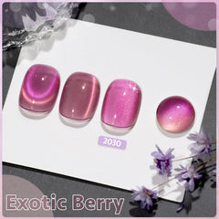 GAOY Cat Eye Magnet pattern swatch enabling customizable at-home nail art.