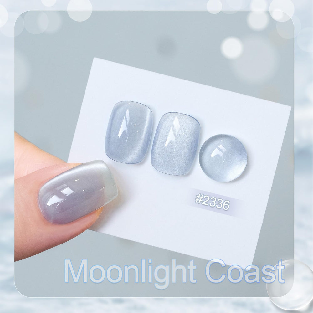 GAOY cat-eye magnet in action patterns shimmering nail art at home.