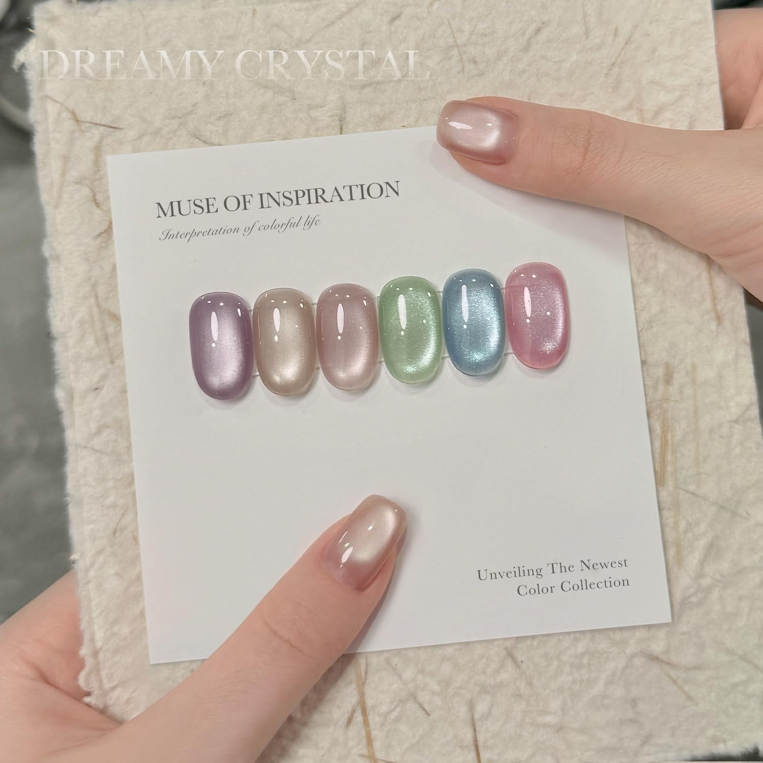 GAOY cat-eye magnet included in pack for easy glitter shaping.