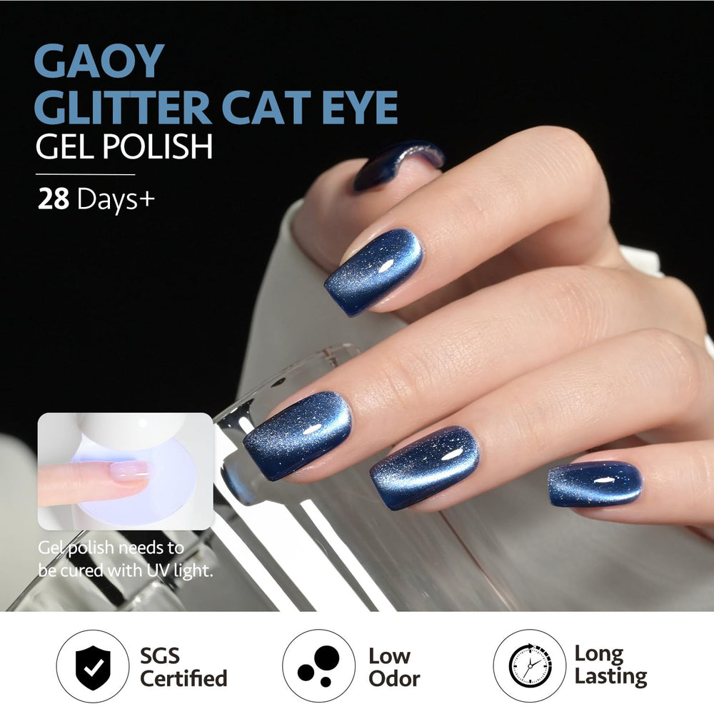 GAOY cat eye magnet included for at home nail art