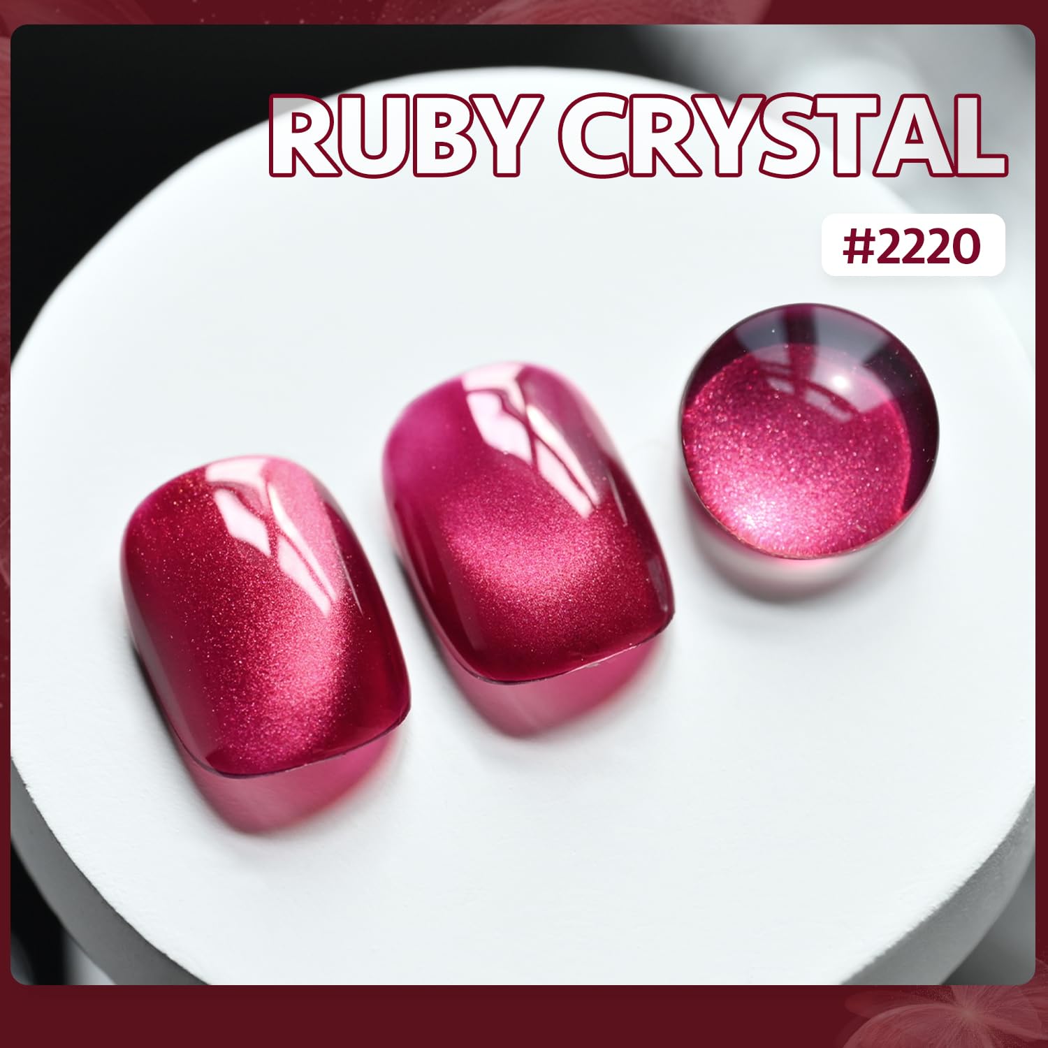 GAOY cat eye magnet tool enables customized nail art patterns before curing