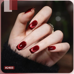 GAOY Cat Eye magnet used to form holographic patterns during gel manicure.