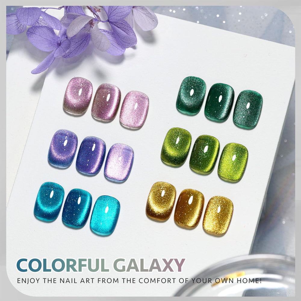 GAOY cat eye magnet tool to create stunning patterns before curing.