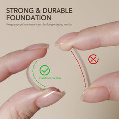 GAOY clear nail builder gel ready for effortless layering