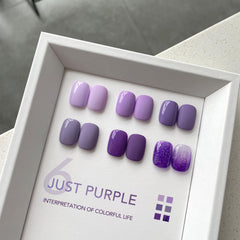 GAOY color swatches display six shimmering shades for easy selection and coordinated nail art.
