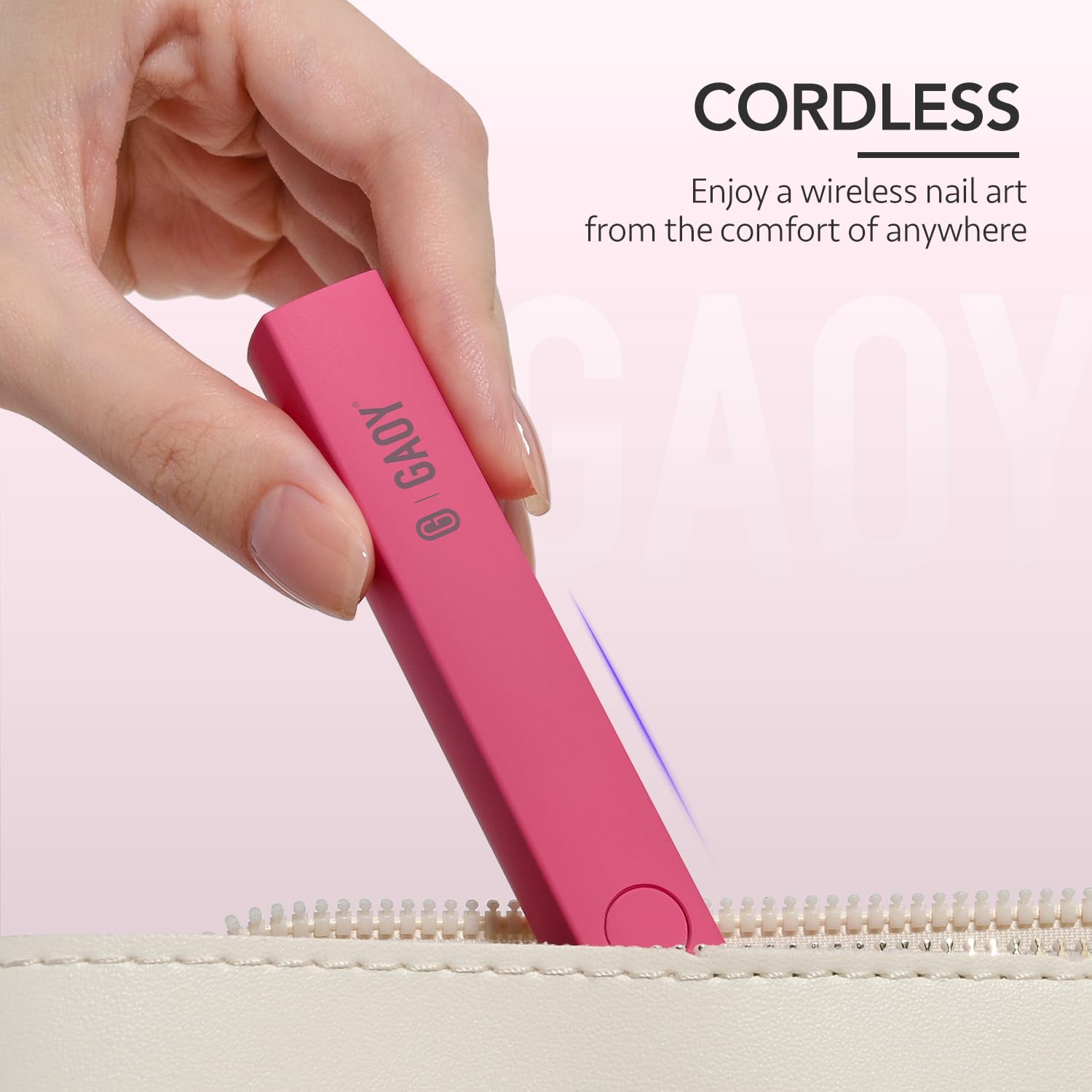 GAOY compact travel nail dryer ideal for on the go polishes