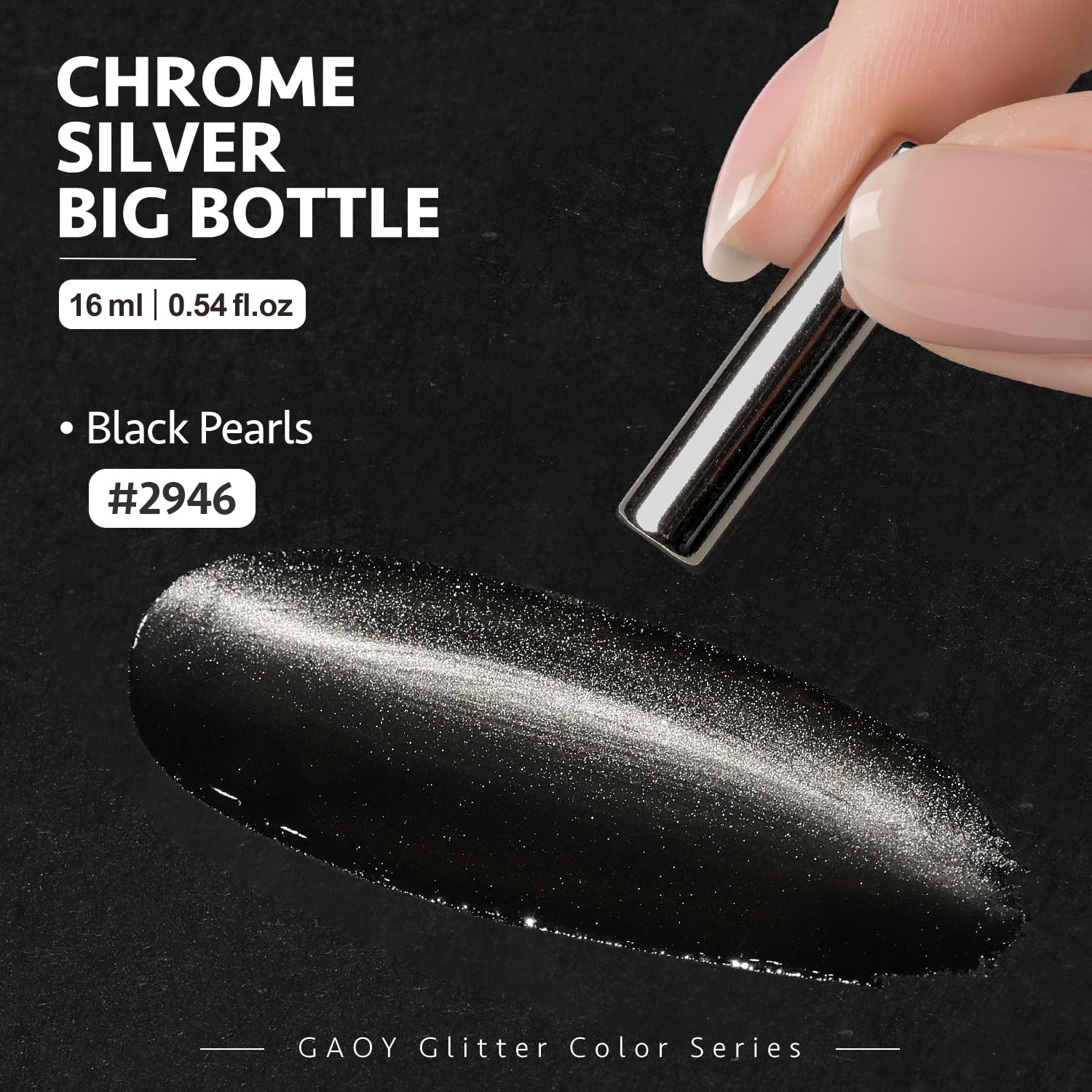 GAOY packaging includes magnet and polish for at-home nail art.
