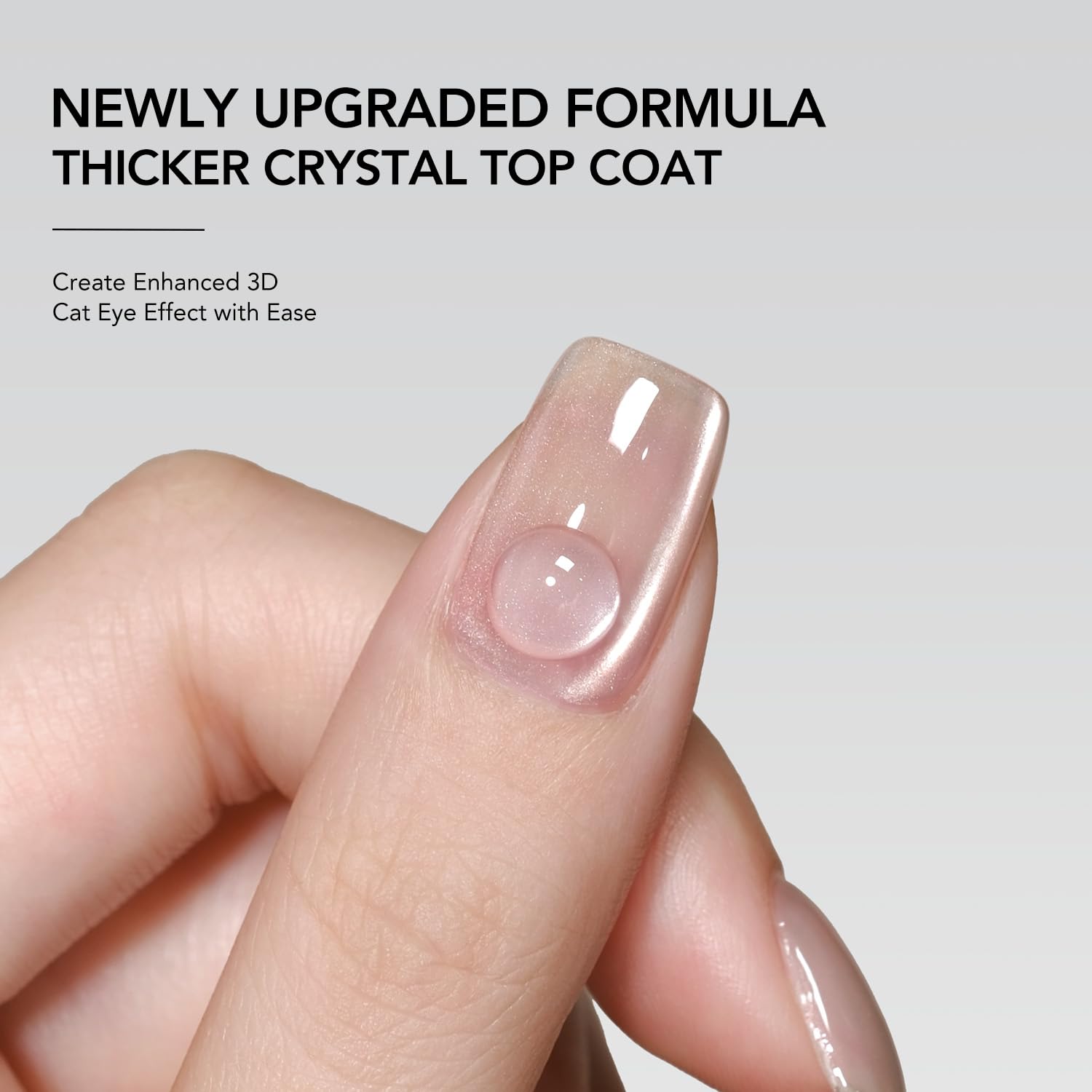 GAOY Crystal Top Coat adds magnetic glitter for salon-worthy sparkle