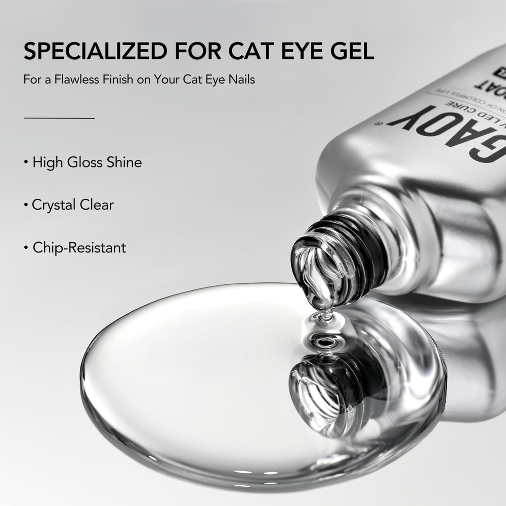 GAOY Crystal Top Coat for nails delivers durable gloss for DIY nail art