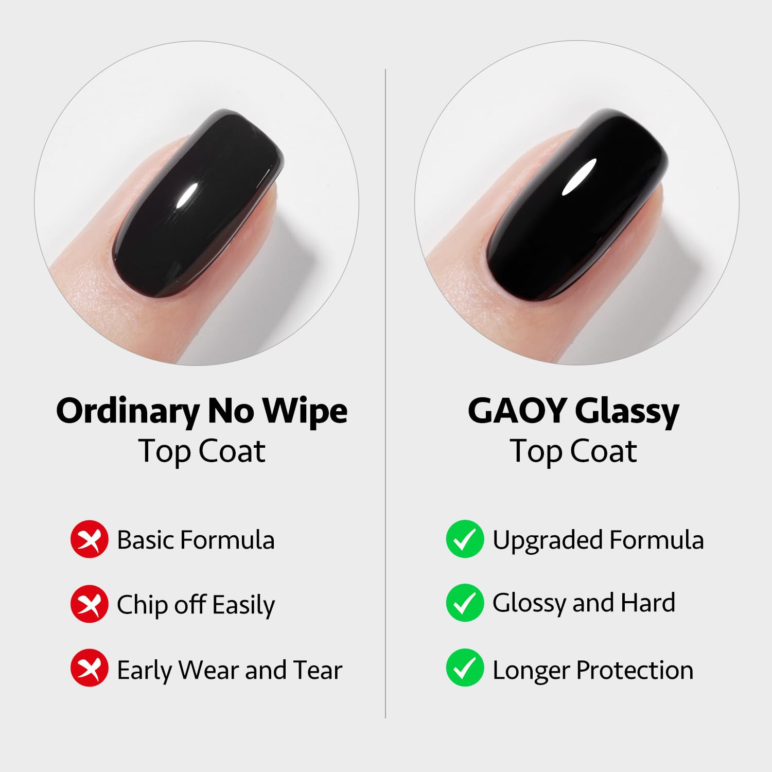 GAOY cuticle oil bottle nourishes cuticles after manicure