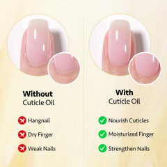 GAOY Cuticle Oil nourishes dry cuticles for a neater appearance.
