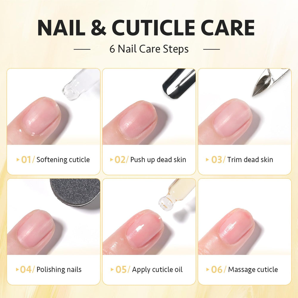 GAOY Cuticle Oil leaves silky nails with natural shine.
