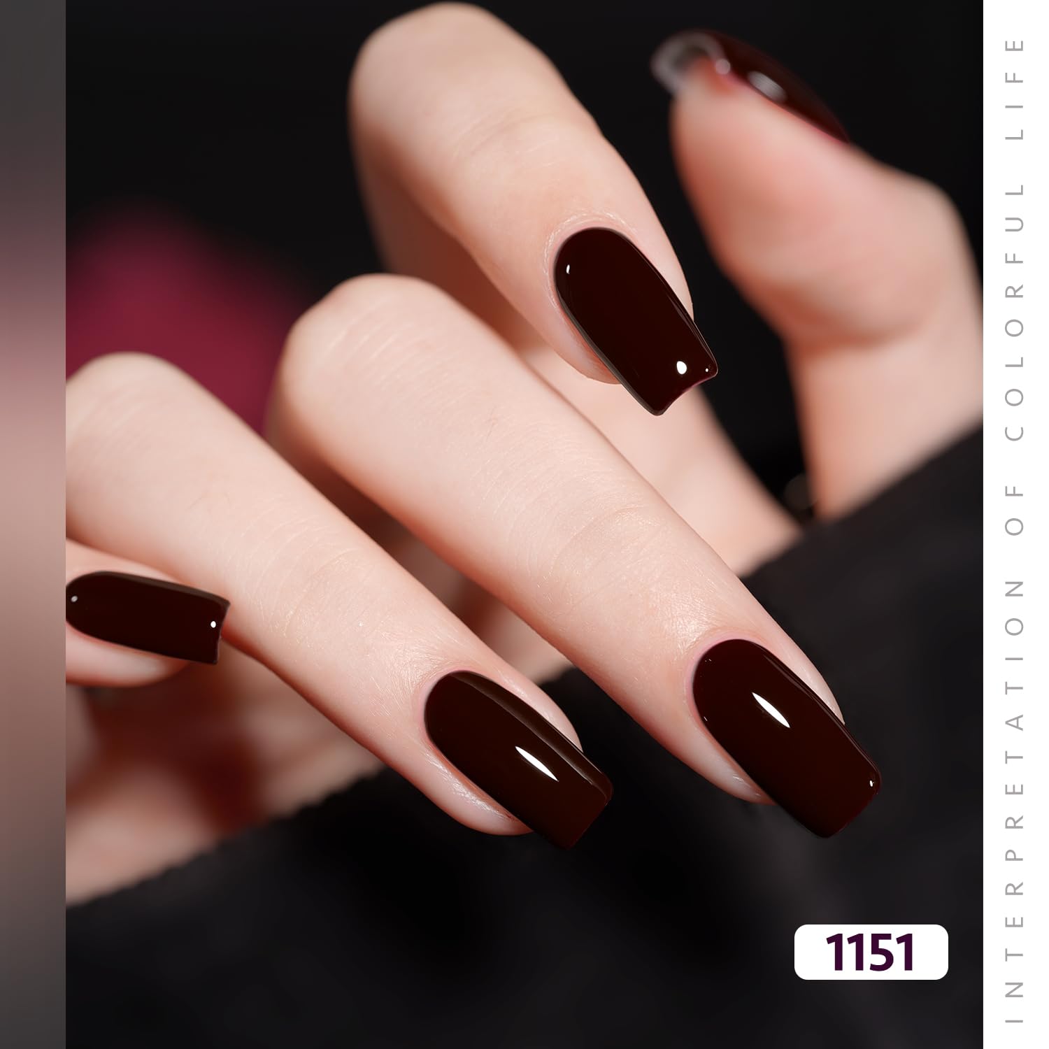 GAOY Dark Cherry Wine Red swatches showcase rich color options for professional-looking nails.
