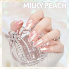 GAOY DIY nail art application step showing jelly polish