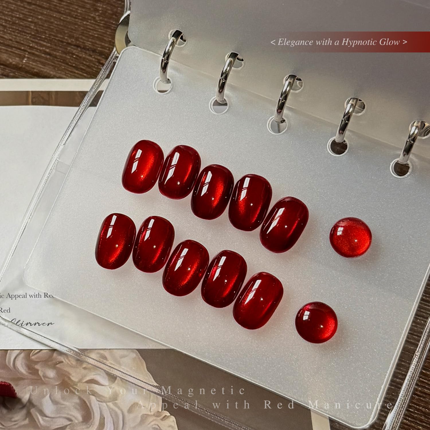GAOY DIY nail art kit featuring cat-eye magnet for patterns