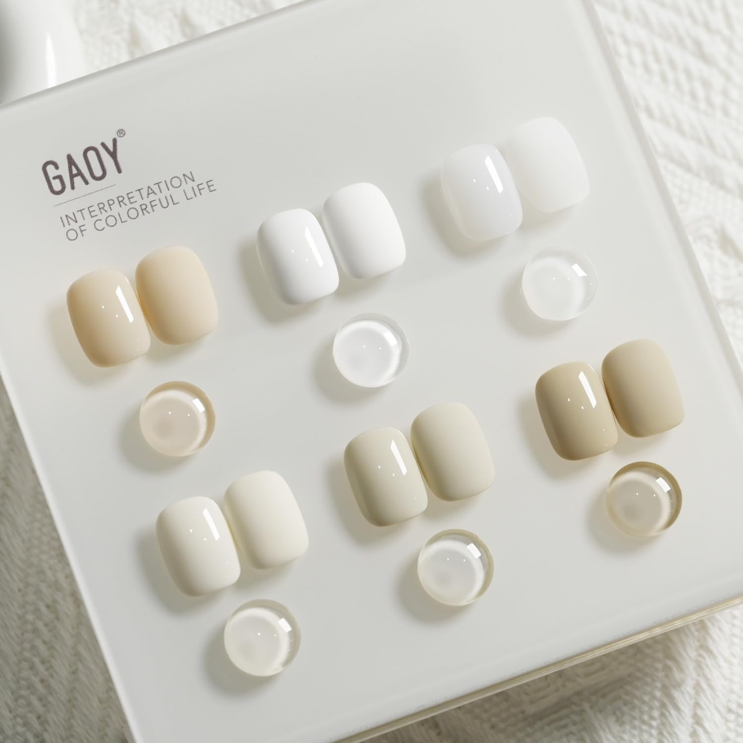 GAOY at-home nail art kit supports long-lasting wear with proper coats.