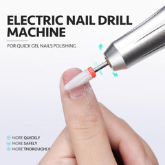 GAOY Electric Nail Drill with aluminum body for durable, lightweight handling.
