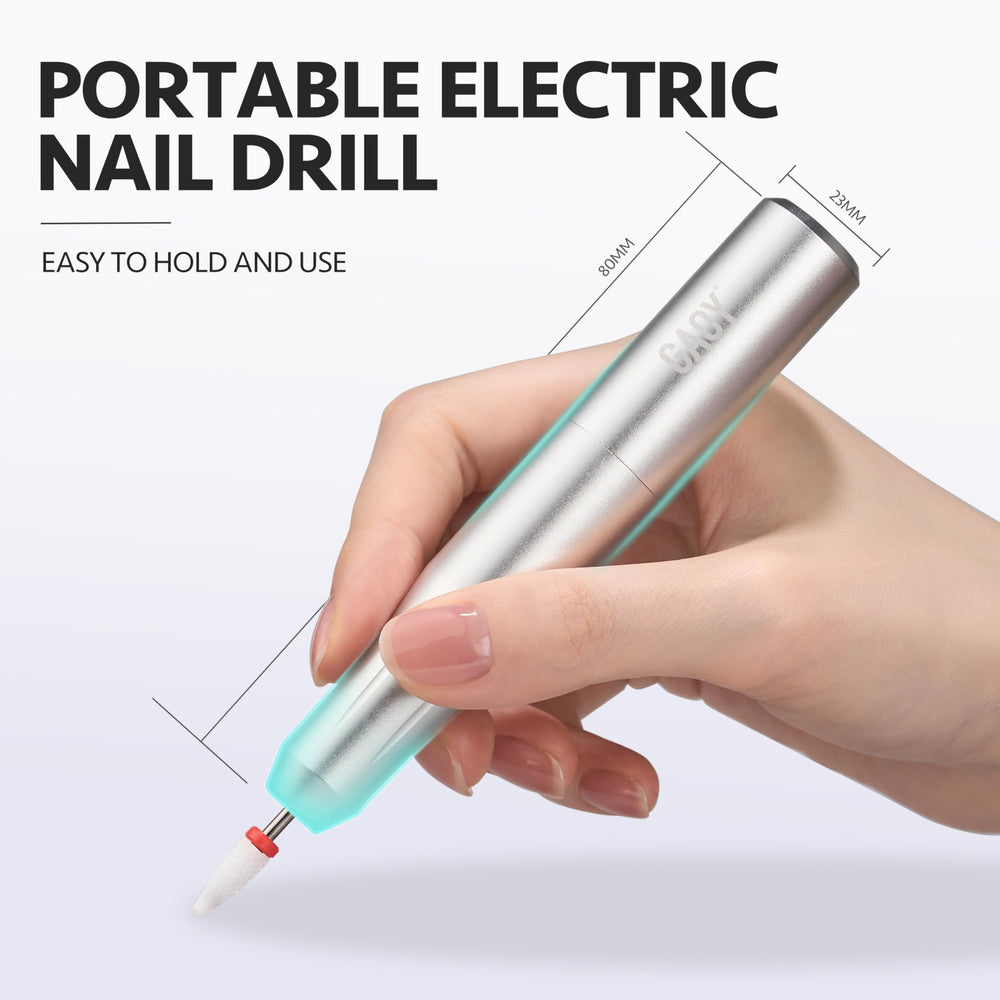 GAOY Electric Nail Drill supports left and right-handed use with smooth rotation.