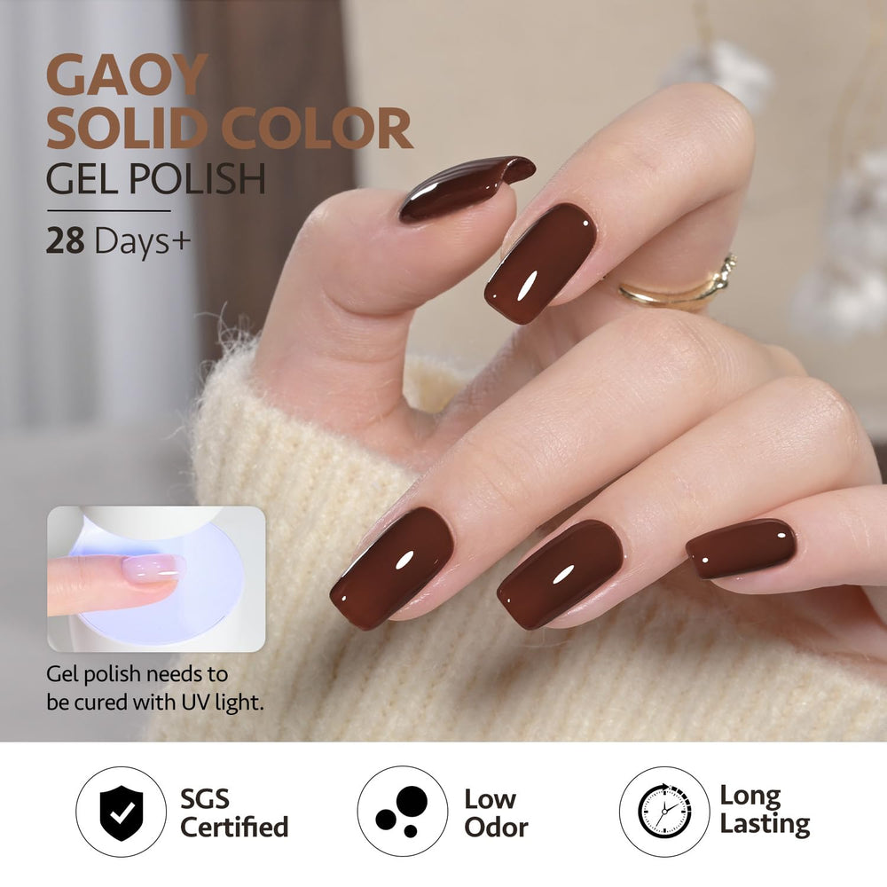 GAOY finish options: glossy shine or velvet matte.