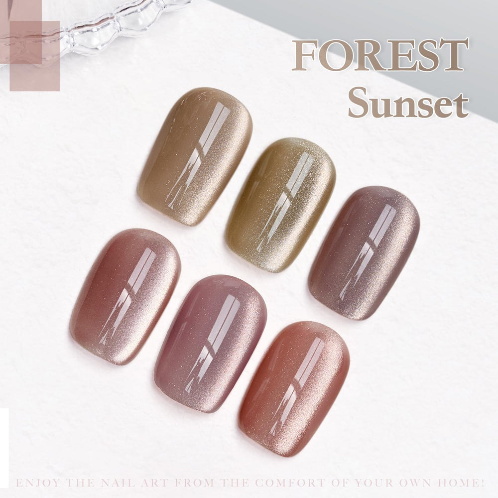 GAOY Forest Sunset long-lasting finish up to four weeks with base and top coat