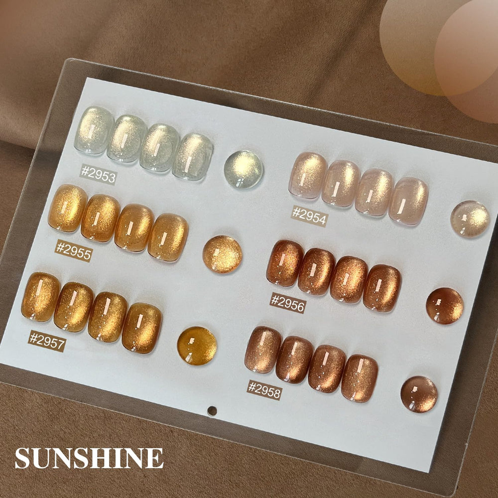 GAOY Gel Nail Polish Gold bottle highlighting metallic shimmer