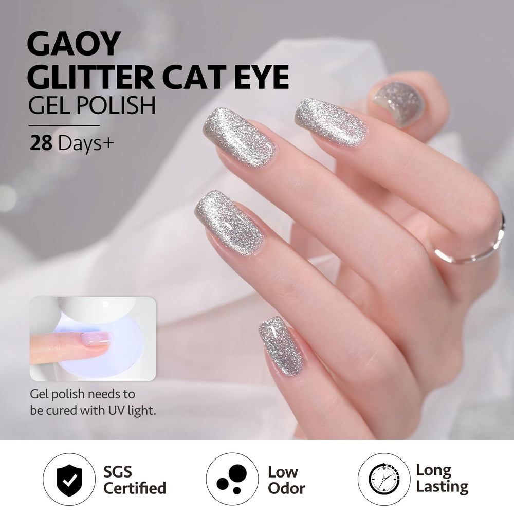 GAOY gel polish bottle and magnet included for at-home nail art.