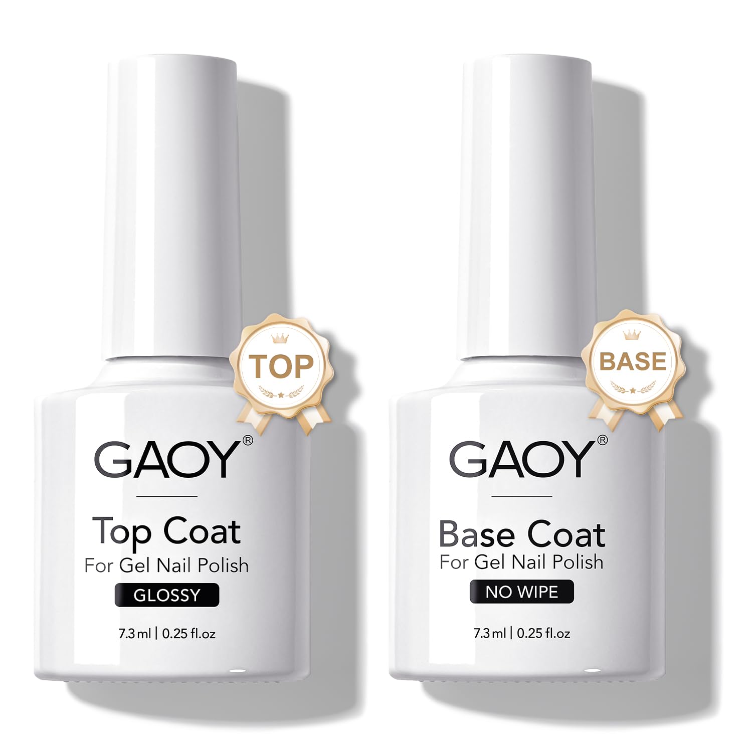 GAOY glassy top coat for a crystal-clear, durable shine and protection