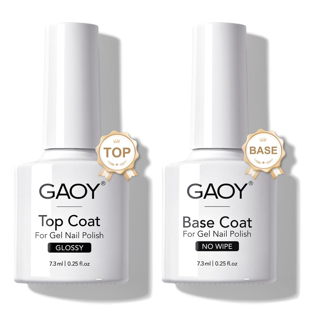 GAOY glassy top coat for a crystal-clear, durable shine and protection