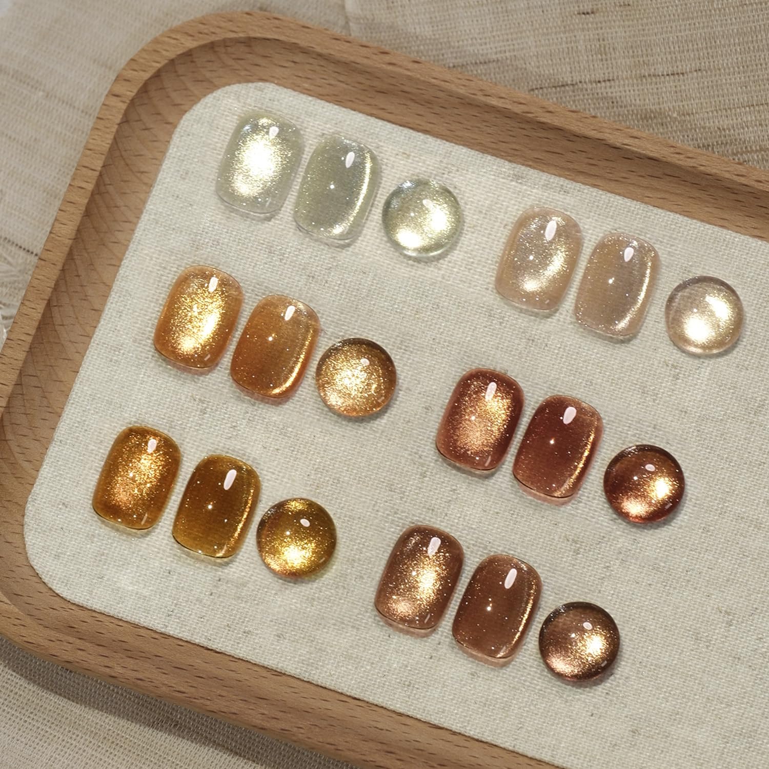 GAOY Glitter Cat Eye Magnet showcases pattern creation for at‑home manicure