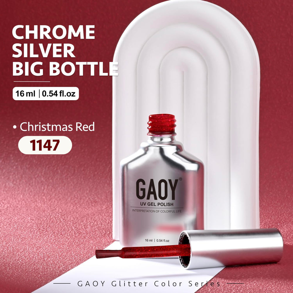GAOY gift-ready glitter gel kit featuring 16ml bottle.