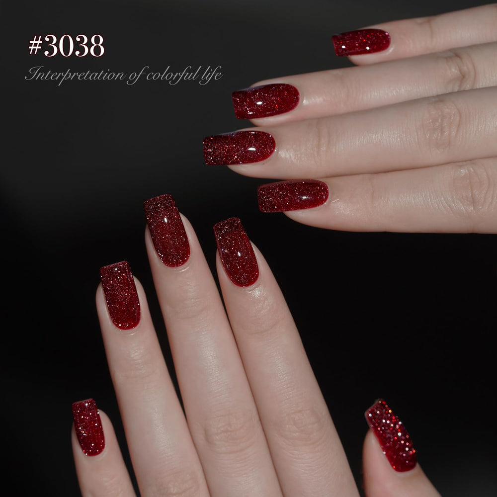 GAOY glitter gel nail polish adds shimmer for special occasions.