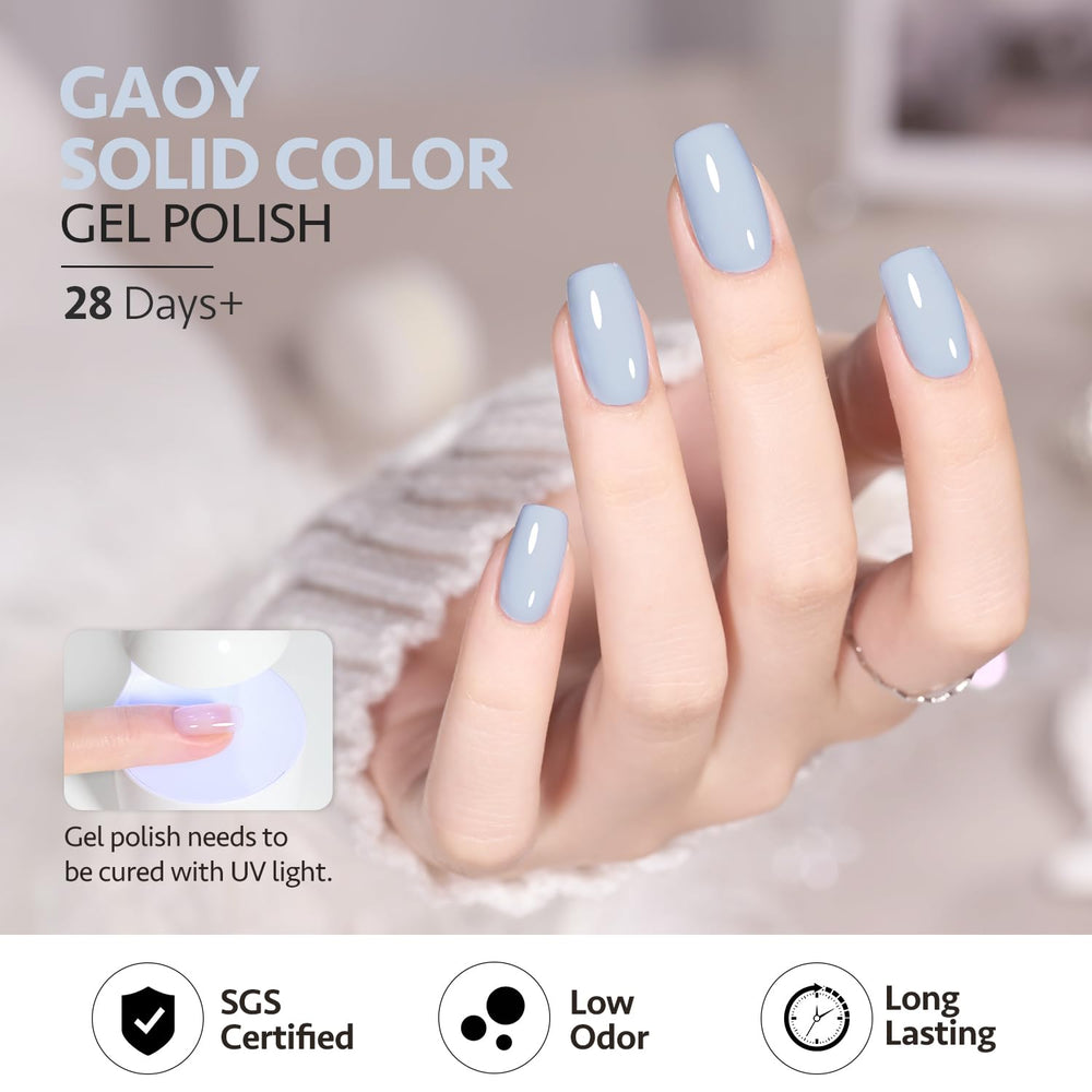 GAOY glossy finish after cure highlights smooth surface and vibrant color.