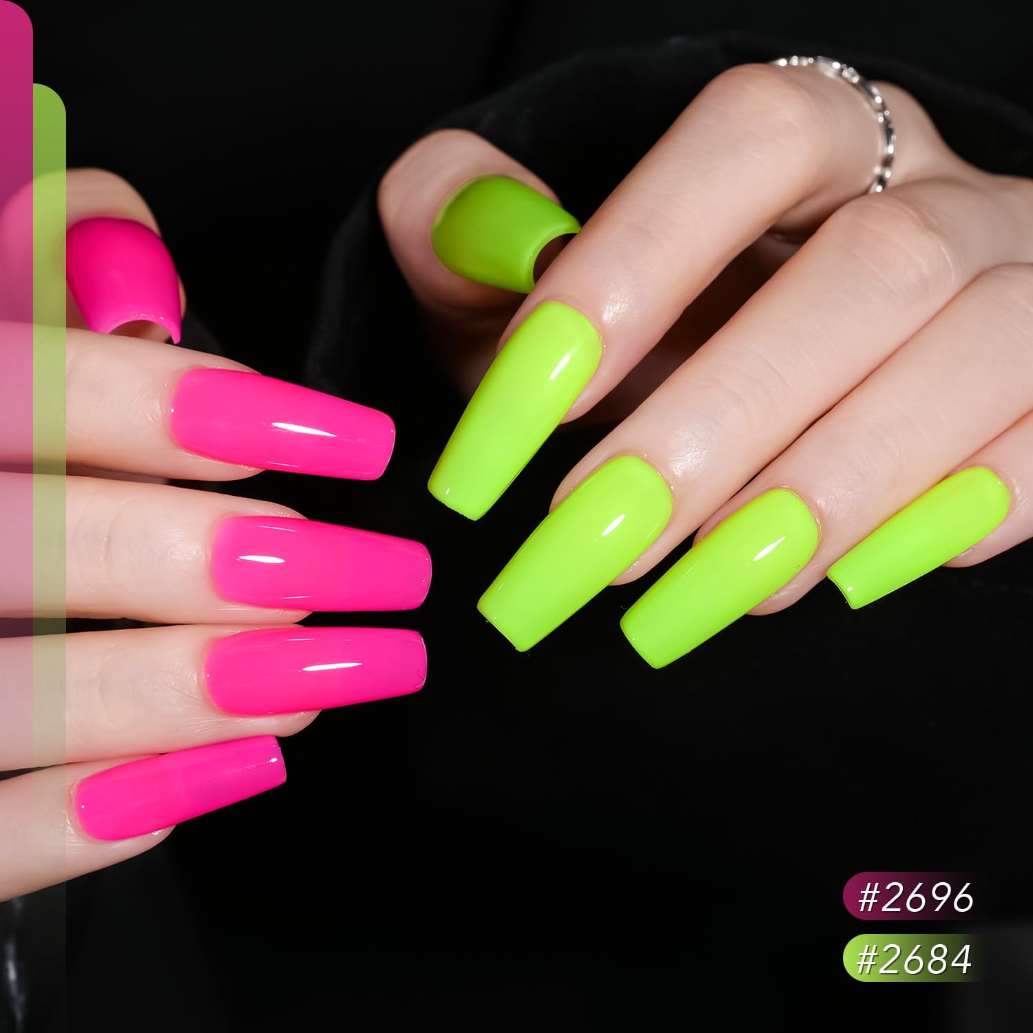 GAOY glossy top coat provides a high-shine finish on nails.