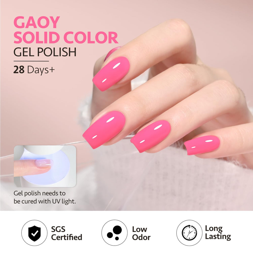 GAOY glossy vs matte finish option image supports versatile manicure looks.