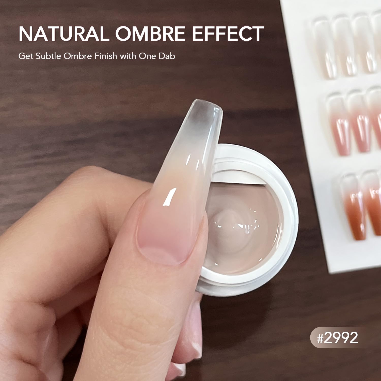 GAOY ombre gel kit grabber tool improves grip for easy gel access.