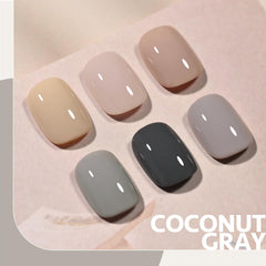 GAOY gel polish application close-up showing smooth brush and even color