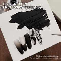 GAOY highly pigmented patting gel delivers opaque color in one pass.