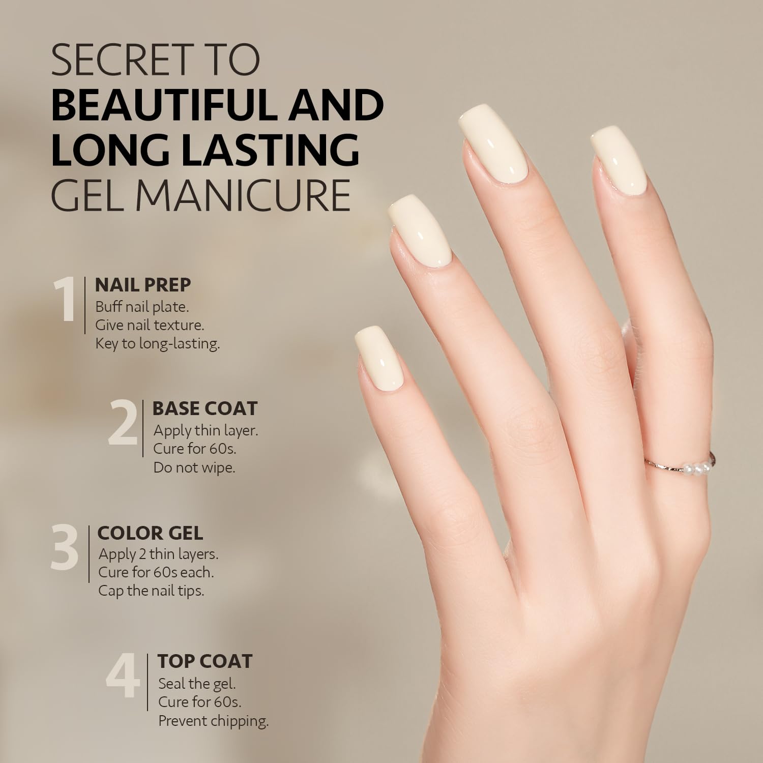 GAOY at-home manicure setup with tools and polish for easy DIY nail art
