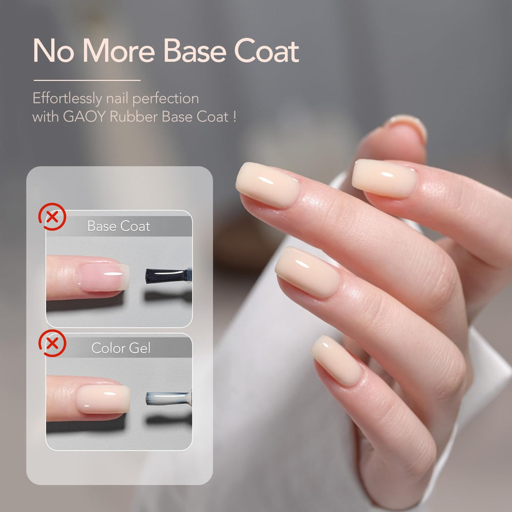 GAOY jelly builder base swatch demonstrates versatile color coverage
