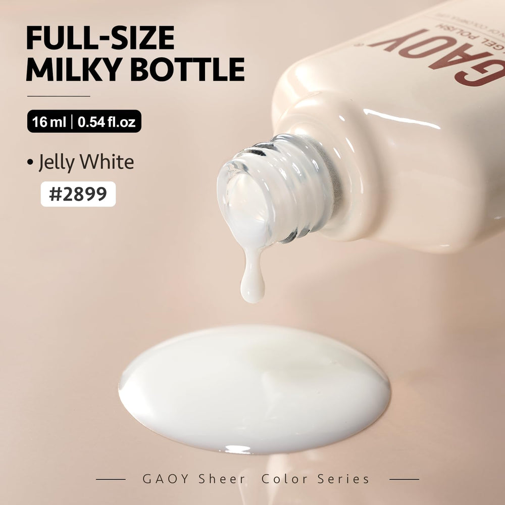 GAOY Jelly Gel Nail Polish 2899 jelly finish ready for versatile looks