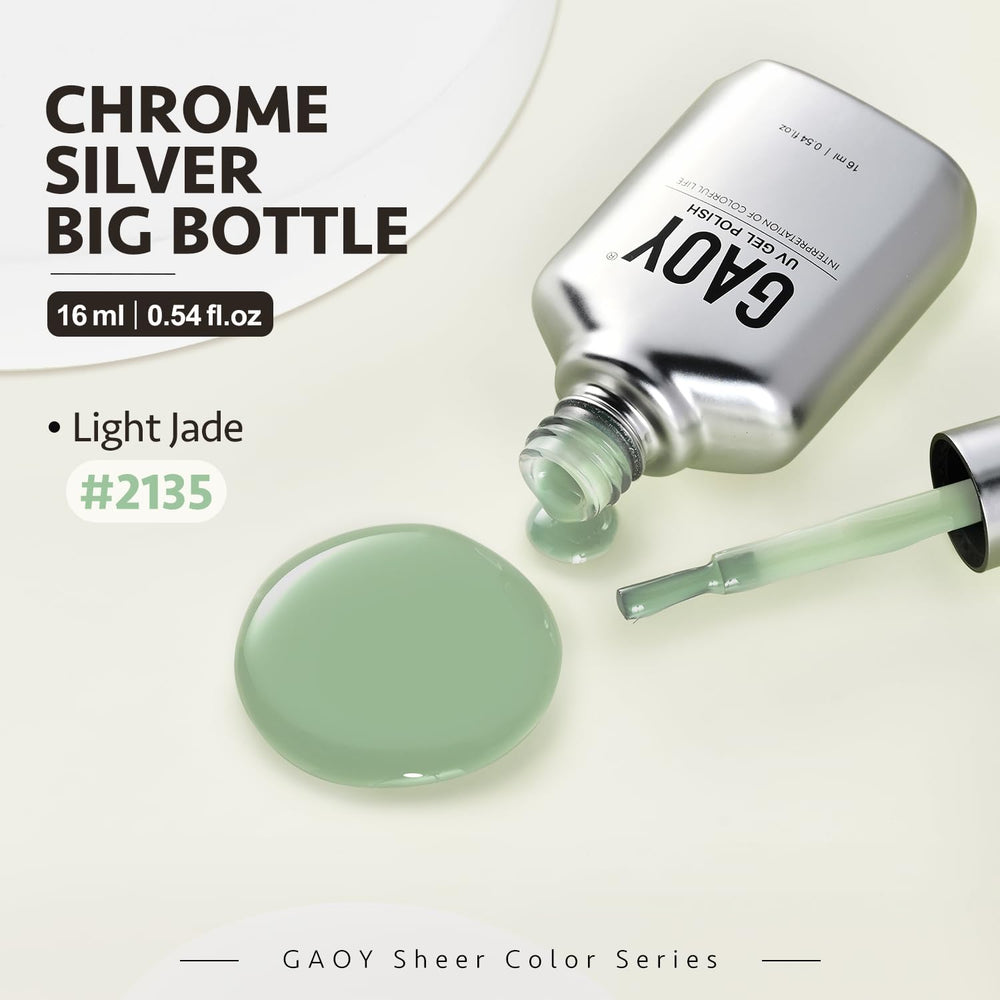 GAOY Jelly Gel Nail Polish jelly finish with glossy shine and durability.