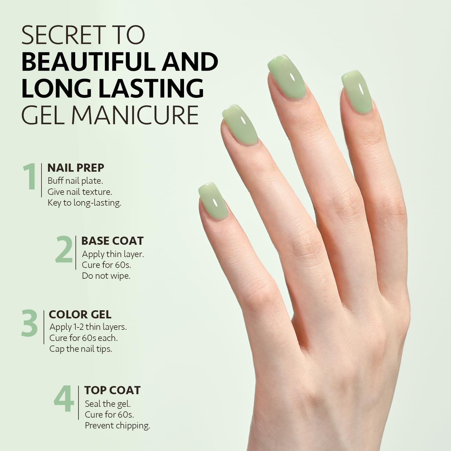 GAOY Jelly Gel Nail Polish under UV lamp cures quickly for a jelly finish.