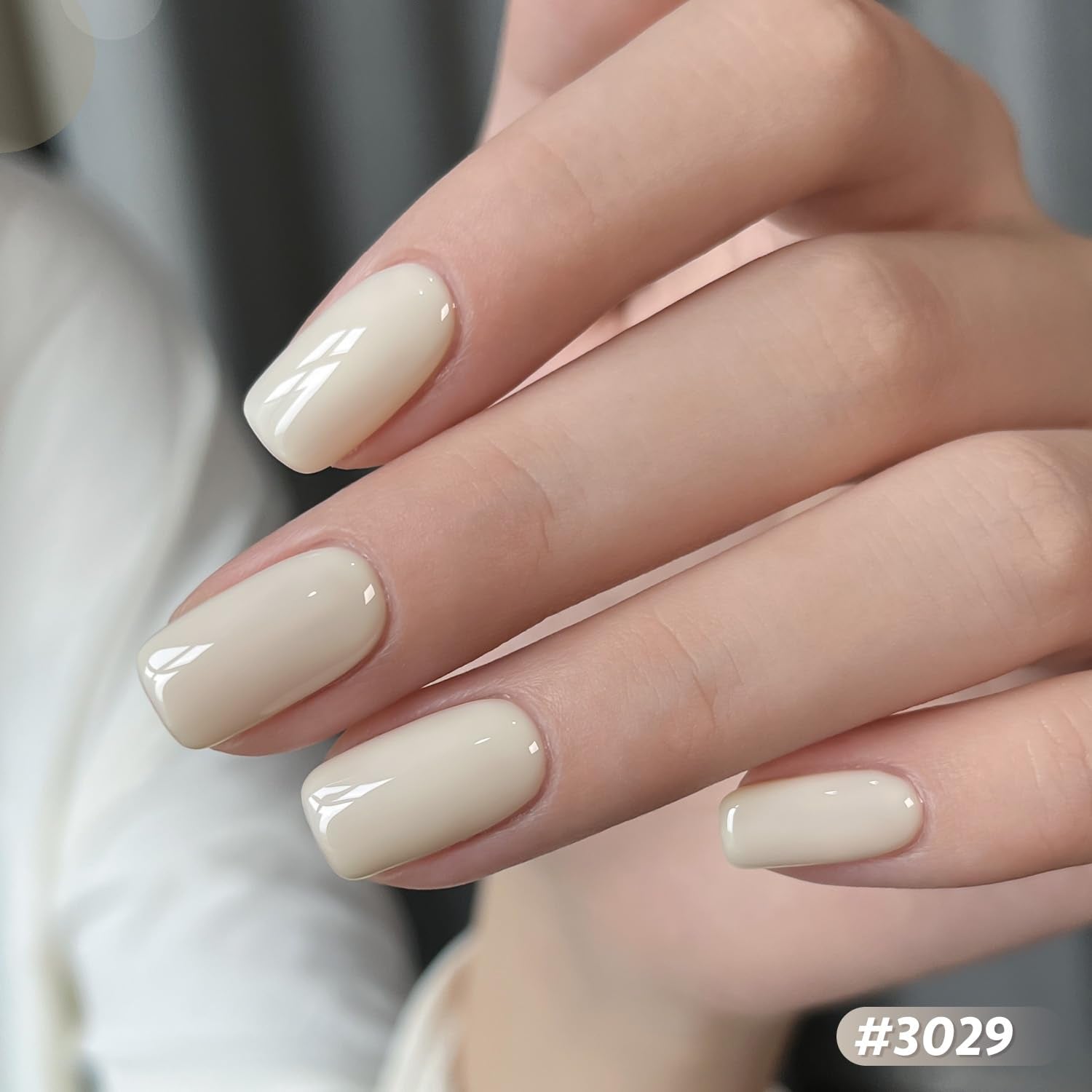 GAOY jelly milky color swatches help match nails easily.