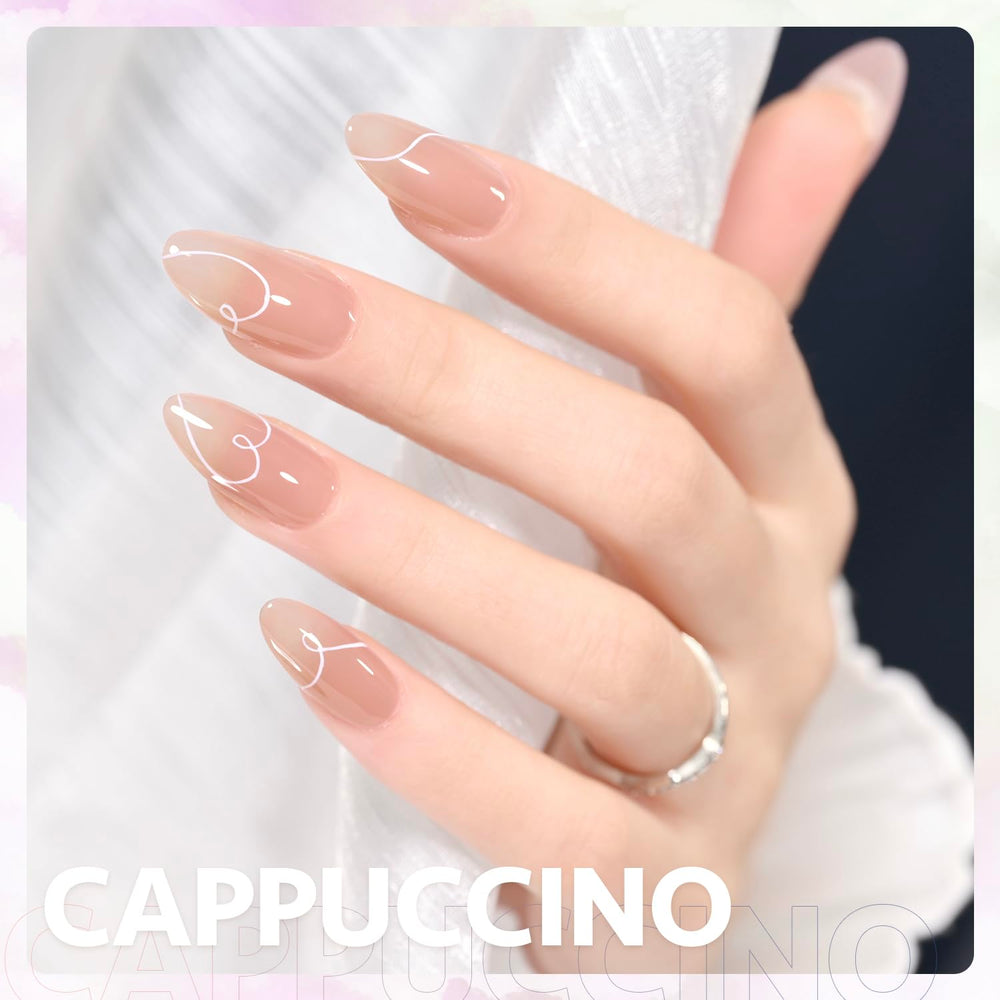 Close-up of GAOY Jelly Nude gel polish brush for smooth application.