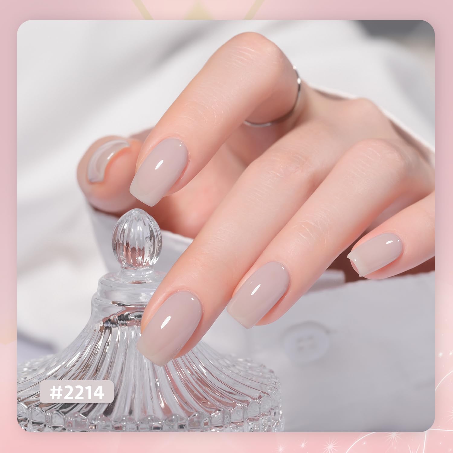 GAOY Jelly Nude long-lasting finish with proper base and top coats