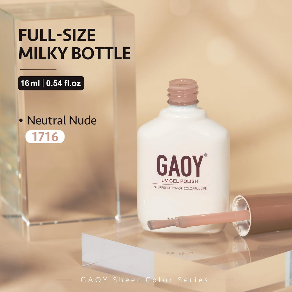 GAOY Jelly Nude packaging keeps polish safe and organized.