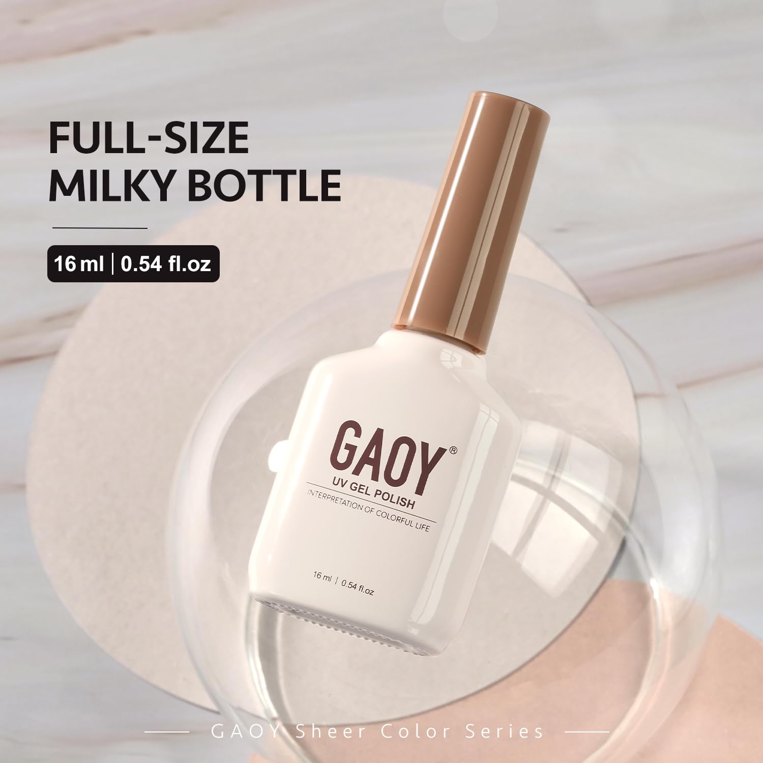 GAOY Jelly Nude Pink packaging shows 16ml bottle and info