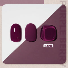 GAOY Jelly Purple swatch highlights buildable color for layered looks.
