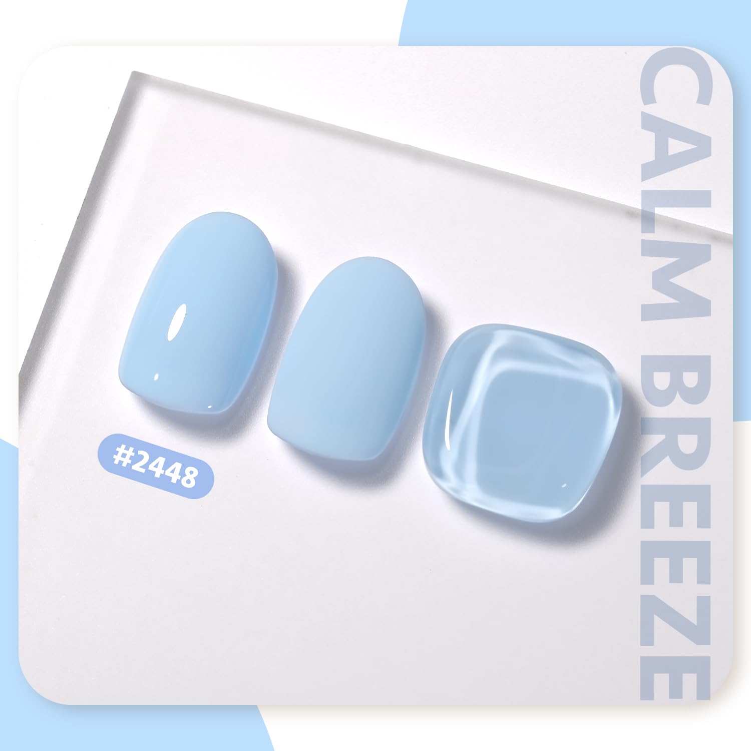 GAOY gel brush applying color for a smooth, even finish